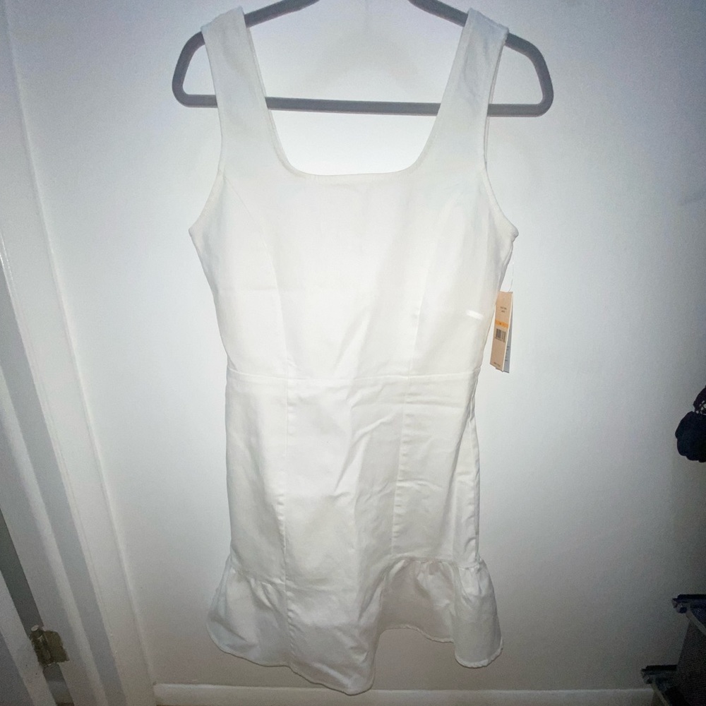 New with tag mid length white dress
